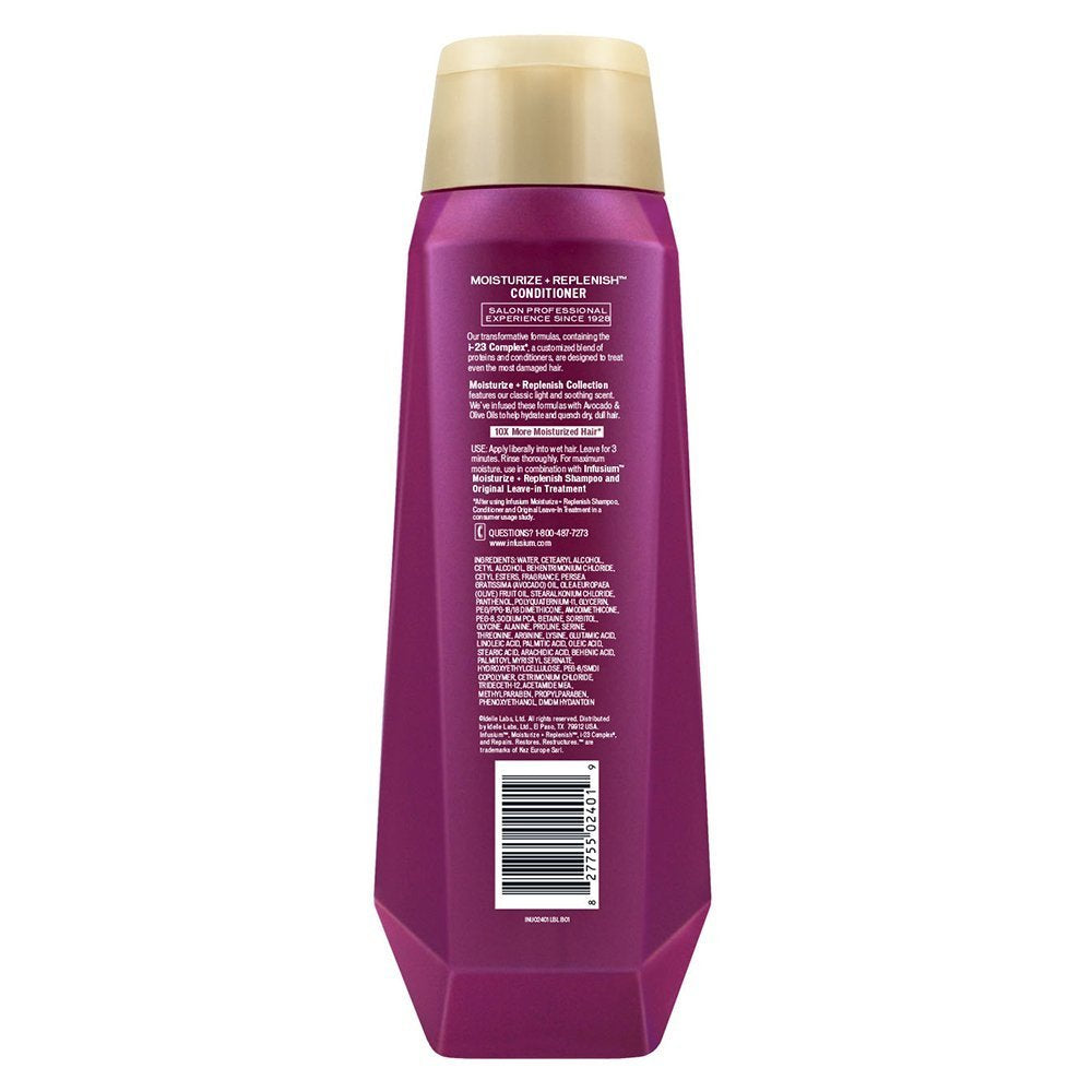 Infusium Professional Treatments Haircare - Moisturize + Replenish with Avocado & Olive Oils - Shampoo & Conditioner Set - Net Wt. 13.5 FL OZ (400 Ml) per Bottle - One Set Health & Beauty > Personal Care > Hair Care Infusium   