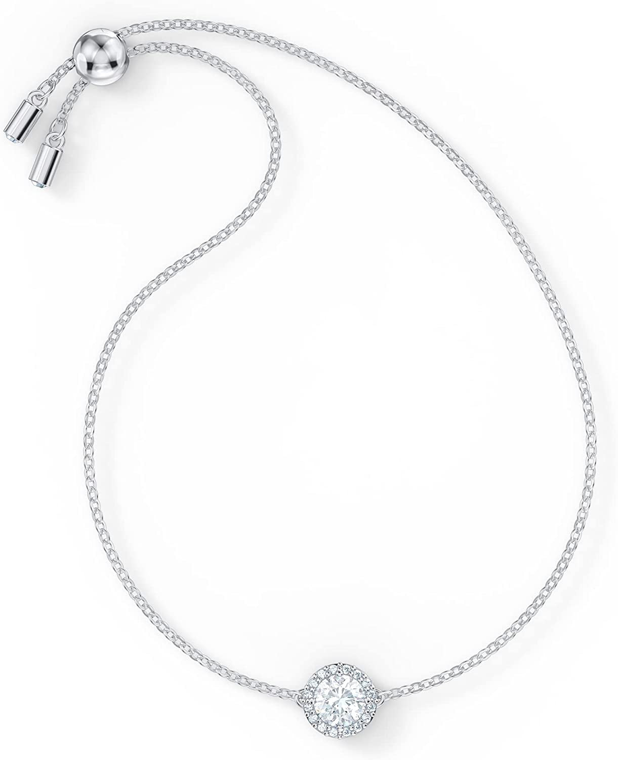 Swarovski Angelic Bracelet and Necklace Jewelry Collection, Rhodium Tone Finish, Clear Crystals Apparel & Accessories > Jewelry > Bracelets SWAROVSKI   