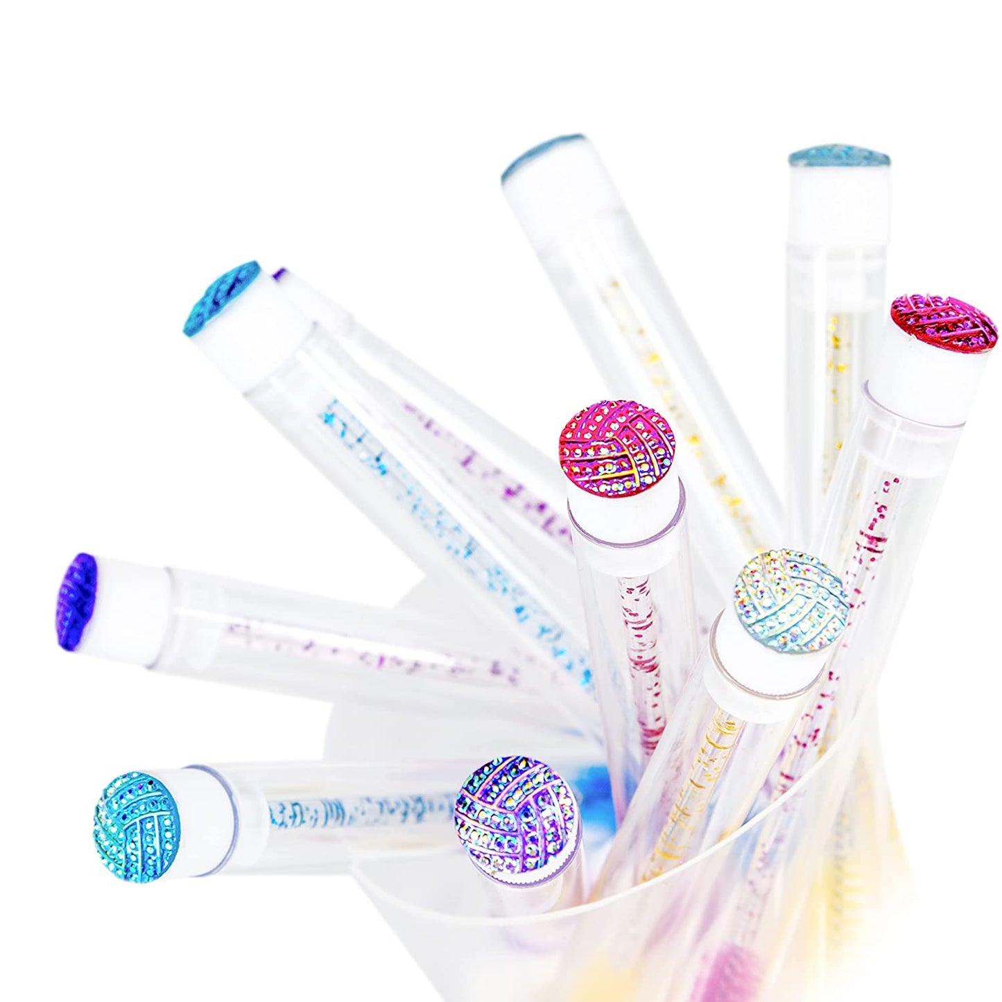 I-Laesh 50 Pcs Lash Brush Eyelash Brushes for Eyelash Extensions Spoolies Cleaning Mascara Wands Tube Diamond Disposable Makeup Tool Applicator Set Sanitary Extension Supplies (Assorted Color) Health & Beauty > Personal Care > Cosmetics > Cosmetic Tools > Makeup Tools i-laesh Buttons Mix 20 PCS 
