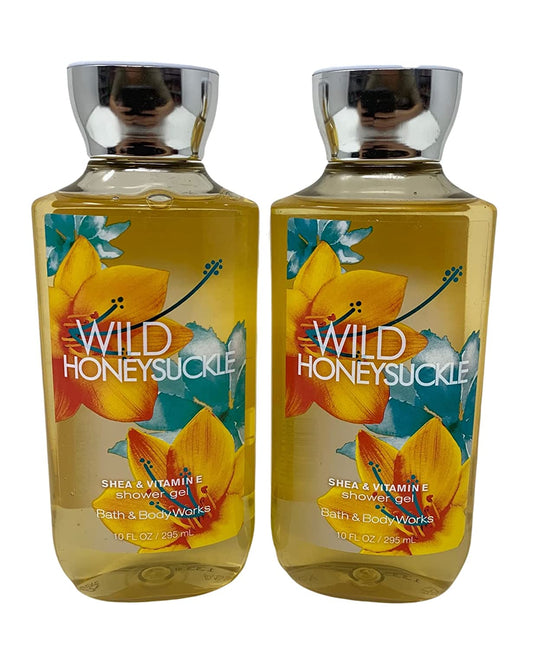 Bath & Body Works Wild Honeysuckle Shower Gel 10 Oz SET of TWO Health & Beauty > Personal Care > Cosmetics > Bath & Body Bath & Body Works   