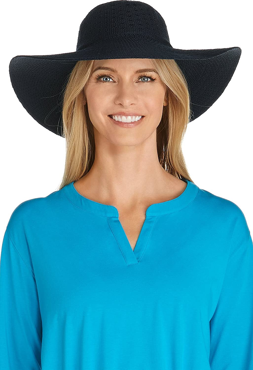 Coolibar UPF 50+ Women'S Perla Packable Wide Brim Hat - Sun Protective Apparel & Accessories > Clothing Accessories > Hats Coolibar Black One Size 