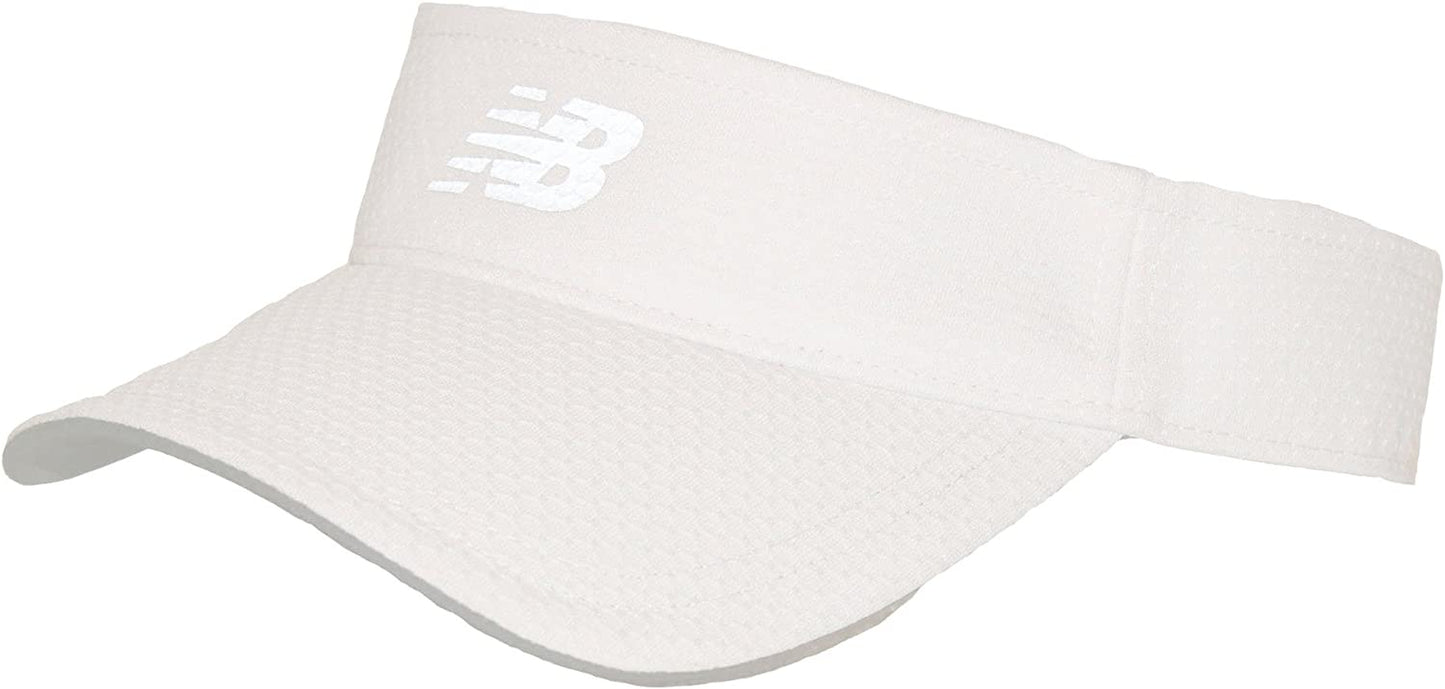 New Balance Adult Performance Sport Visor Headwear Apparel & Accessories > Clothing Accessories > Headwear New Balance White One Size 