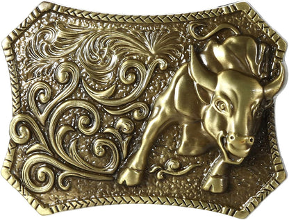 KDG Western Cowboy Belt Buckle for Belt Accessories Custom Buckle Apparel & Accessories > Clothing Accessories > Belt Buckles KDG Bronze  