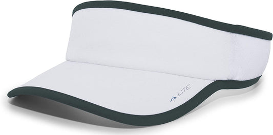 Lite Series All-Sport Active Visor - BLACK/GRAPHITE - OS Apparel & Accessories > Clothing Accessories > Headwear Pacific Headwear Black One Size 