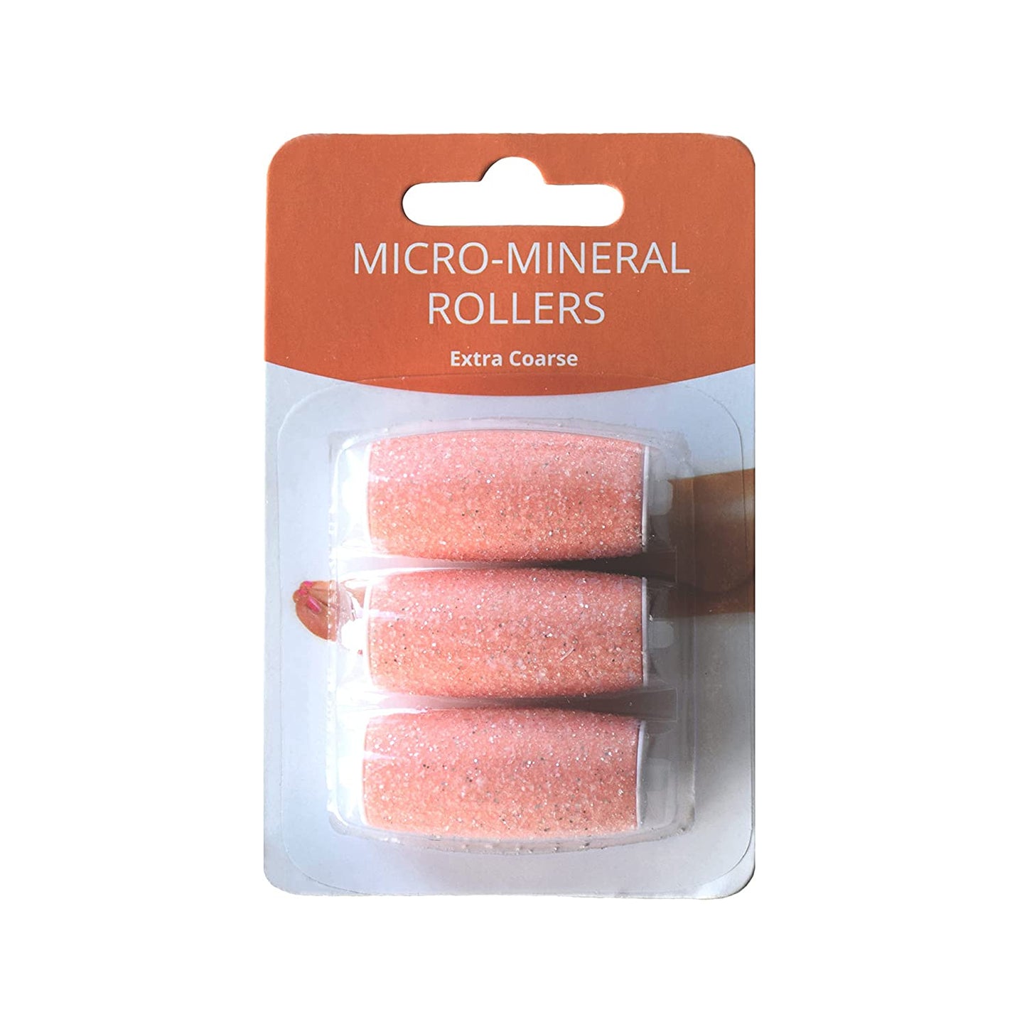 Own Harmony Extra Coarse 3 Refill Rollers Best Fit for Electric Callus Remover CR900 for Men - Pedicure File Tools Foot Care - Replacement Refills 3 Pack Health & Beauty > Personal Care > Foot Care Own Harmony Peach - Extra Coarse  