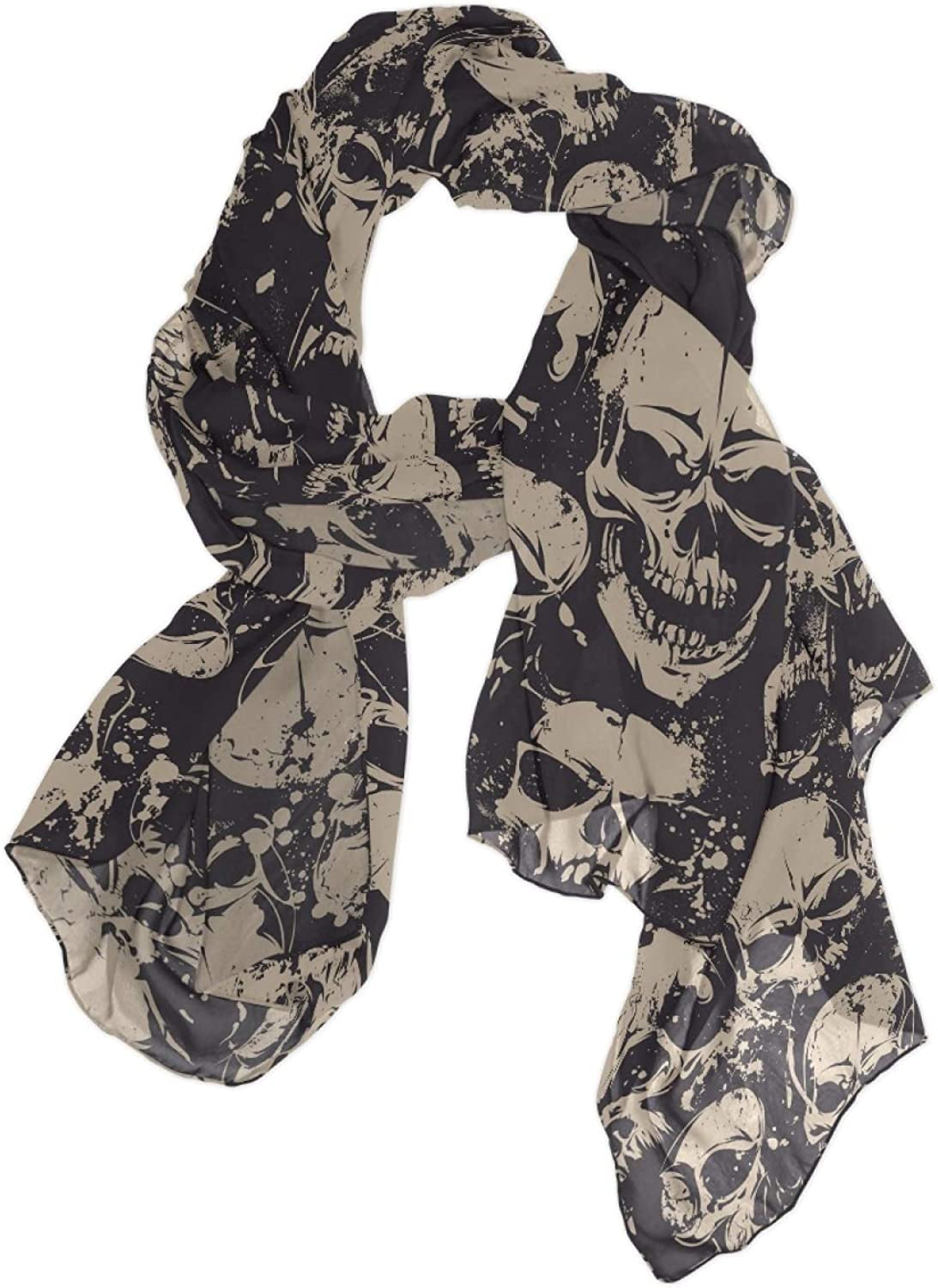 Women Long Silk Scarf, Satin Shawl Chiffon Large Stole Headscarf Sunscreen Wrap Apparel & Accessories > Clothing Accessories > Scarves & Shawls Oyihfvs Multi 9  