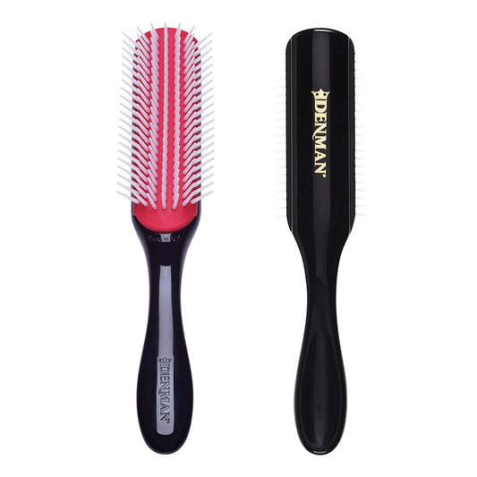 Denman Hair Brush for Curly Hair D3 (Black) 7 Row Classic Styling Brush for Detangling, Separating, Shaping and Defining Curls Health & Beauty > Personal Care > Hair Care Denman Black 7 Row 