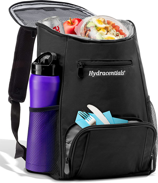 Insulated Cooler Backpack for Men, Women & Kids - Leakproof - Lightweight Lunch Backpack Cooler for Picnics, Hiking, Camping by Hydracentials Apparel & Accessories > Jewelry > Bracelets Hydracentials   
