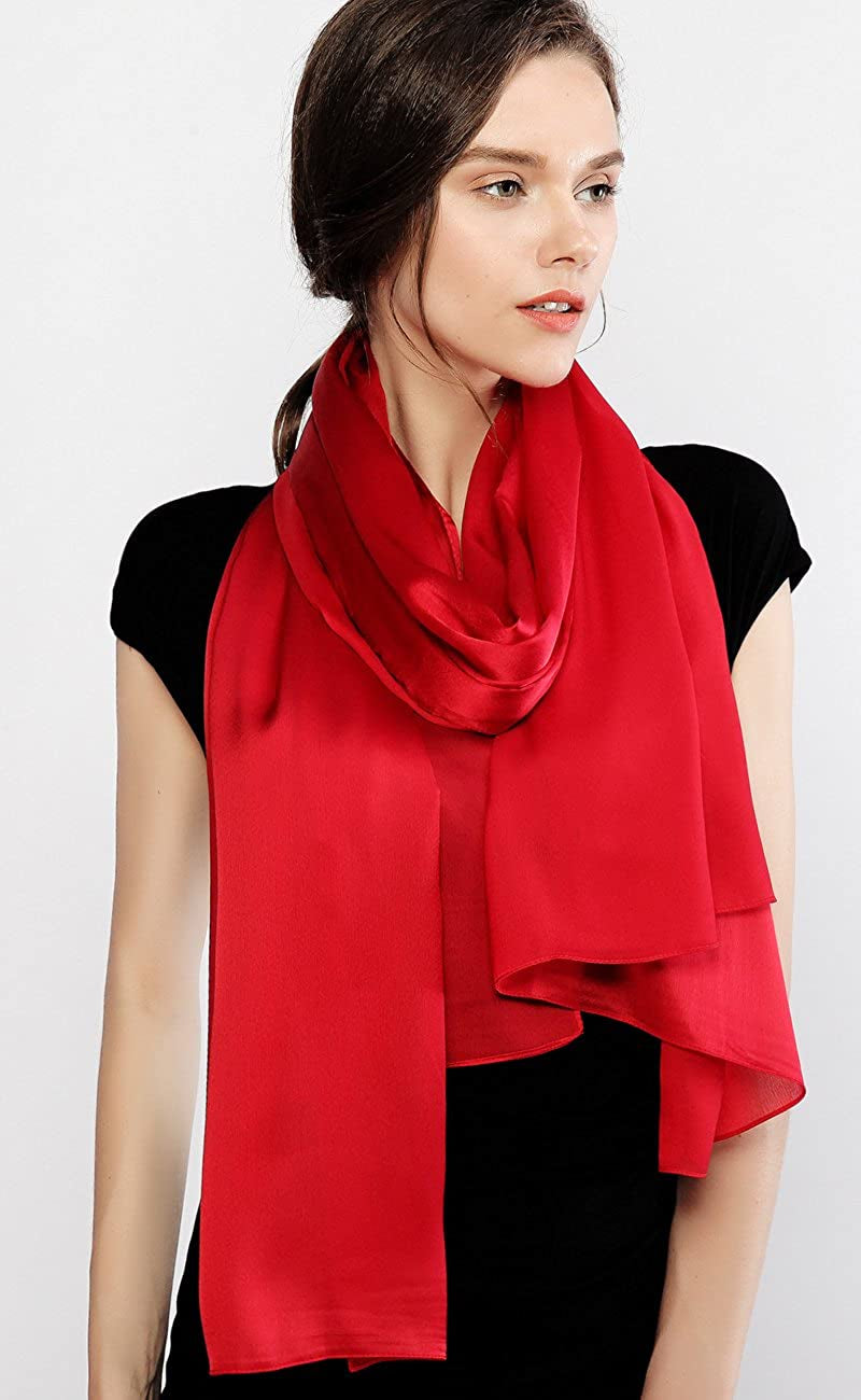 RIIQIICHY Pashmina Shawls Wraps for Women Evening Dresses like Chiffon Silk Scarf for Weddings Apparel & Accessories > Clothing Accessories > Scarves & Shawls RIIQIICHY   