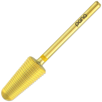 PANA USA 3/32” Purple Tornado Nail Carbide Drill Bit - Fast Remove for Acrylic or Hard Gels Remover Professional Manicure Pedicure Rotary Tool- Extra Coarse Health & Beauty > Personal Care > Cosmetics > Cosmetic Tools > Nail Tools PANA GOLD Extra Fine - XF 