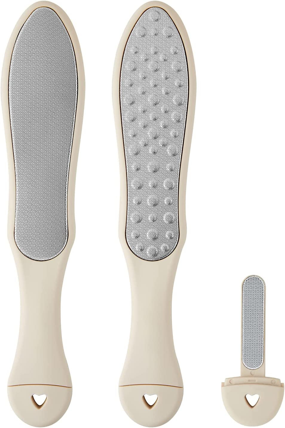 Foot Filer Dead Skin, Double Sided Foot Scraper Wet/ Dry Use, Foot Rasp for Cracked Heel and Foot Corn Removal, Portable Foot Care Tool, Pedicure File, Orange Health & Beauty > Personal Care > Foot Care Cut it Orange  