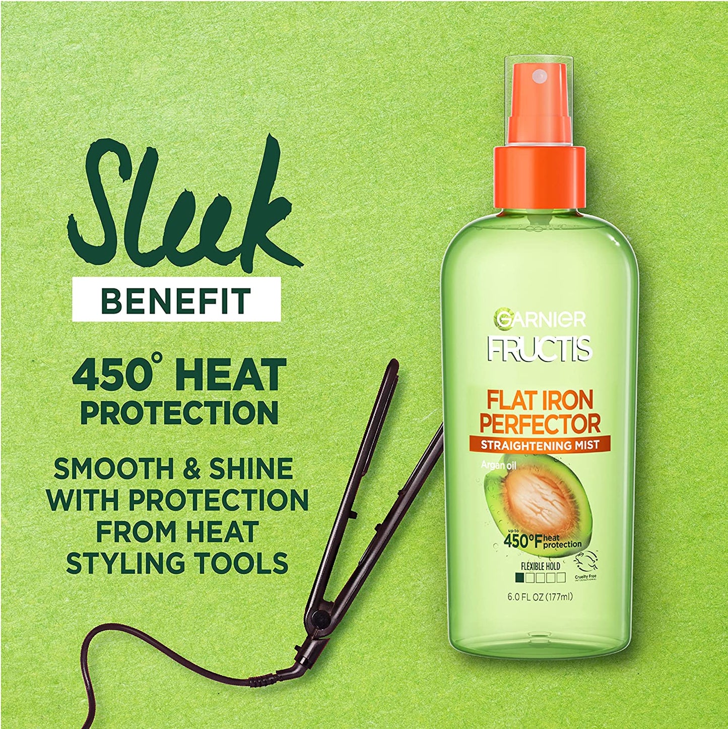 Garnier Hair Care Fructis Style Flat Iron Perfector Straightening Mist Sleek, 2 Count Health & Beauty > Personal Care > Hair Care Garnier   