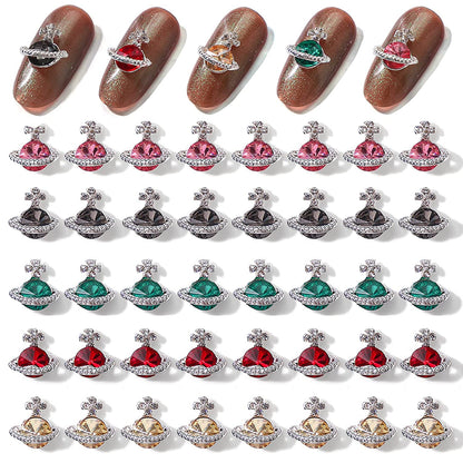 Kalolary Letter Dangle Nail Charm, 3D Piercing Alphabet Rhinestone Alloy Jewelry Hoops with Nail Piercing Tool Hand Drill for Birthday Nail Art Decoration Health & Beauty > Personal Care > Cosmetics > Cosmetic Tools > Nail Tools Kalolary 5 color  