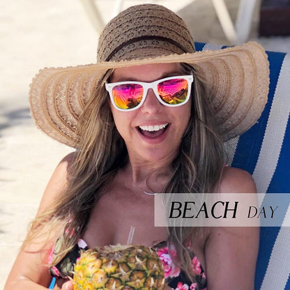 FURTALK Summer Beach Sun Hats for Women Wide Brim Foldable Floppy Travel Packable UPF Hat Apparel & Accessories > Clothing Accessories > Hats KYLIE MAX   