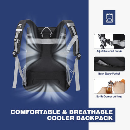 Maelstrom Cooler Backpack,35 Can Backpack Cooler Leakproof,Insulated Soft Cooler Bag,Camping Cooler,Beach Cooler,Ice Chest Backpack,Lightweight Travel Cooler Lunch Backpack for Hiking,Shopping Apparel & Accessories > Jewelry > Bracelets Maelstrom   