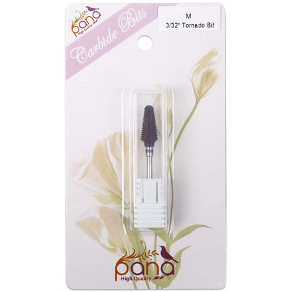 PANA USA 3/32” Purple Tornado Nail Carbide Drill Bit - Fast Remove for Acrylic or Hard Gels Remover Professional Manicure Pedicure Rotary Tool- Medium Health & Beauty > Personal Care > Cosmetics > Cosmetic Tools > Nail Tools Beauticom USA   