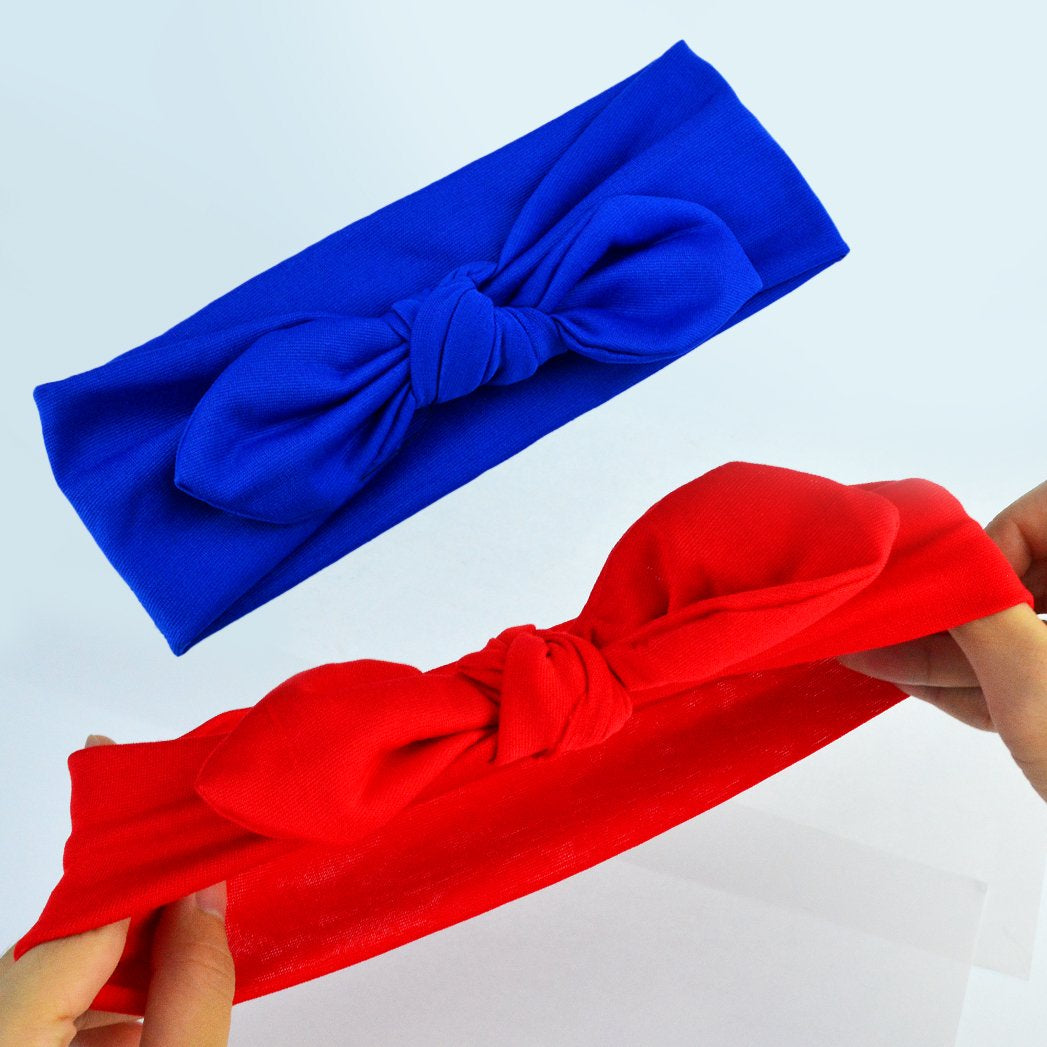 Miayon Women Headbands Headwraps Hair Bands Bows Accessories Turban Head Wraps Cotton 10Pcs Solid Color for Woman Girls Apparel & Accessories > Clothing Accessories > Bandanas & Headties Miayon   
