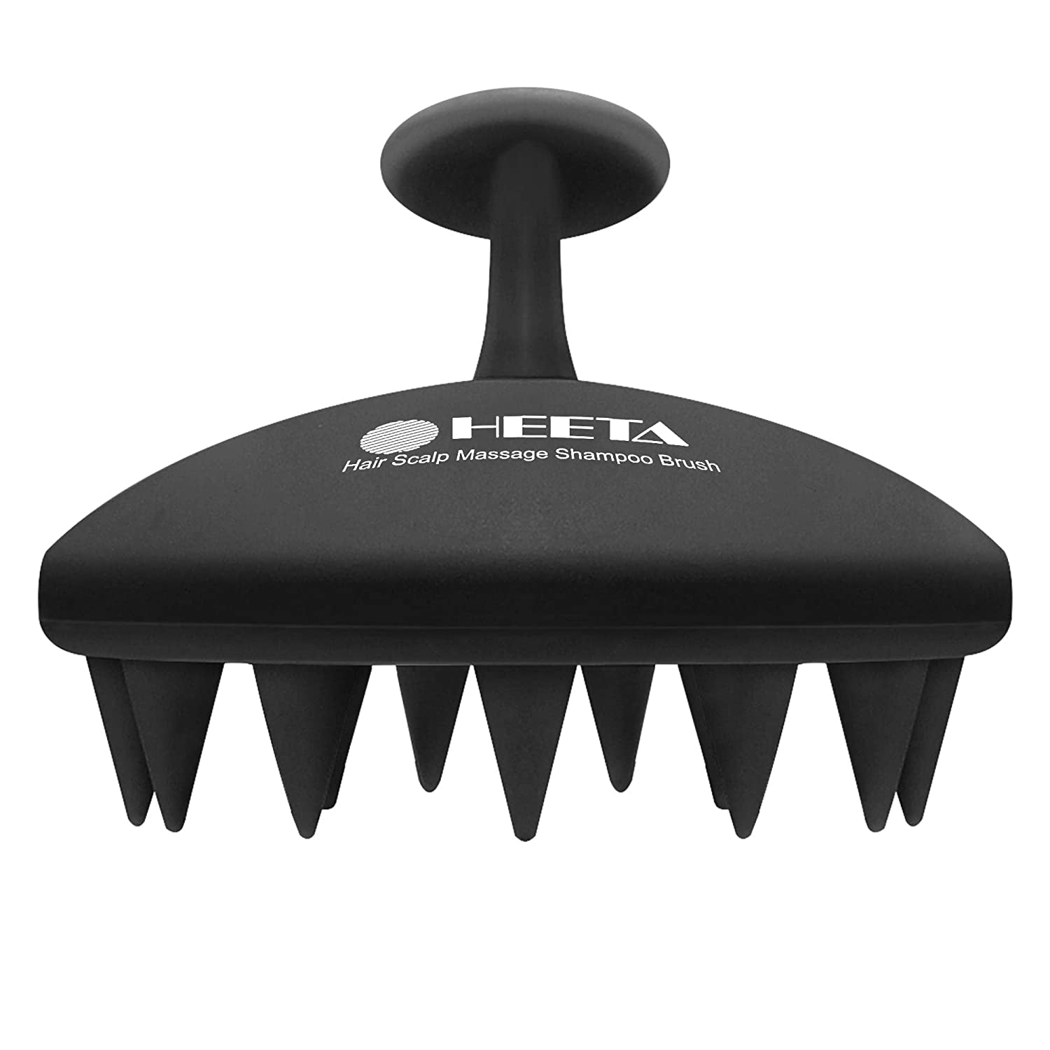 HEETA Hair Scalp Massager Shampoo Brush, Upgraded Full Silicone Integrated Design Hair Care Brush with Soft Silicone Bristles, Head Massager for Remove Dandruff and Hair Growth (Black) Health & Beauty > Personal Care > Hair Care HEETA   