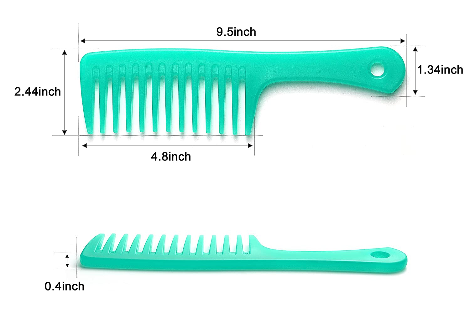 Wide Tooth Comb and Large Hair Detangling Comb, Durable Hair Brush for Best Styling and Professional Hair Care, Suitable for Curly Hair, Long Hair, Wet Hair in All Types. Health & Beauty > Personal Care > Hair Care GAONSWOE   
