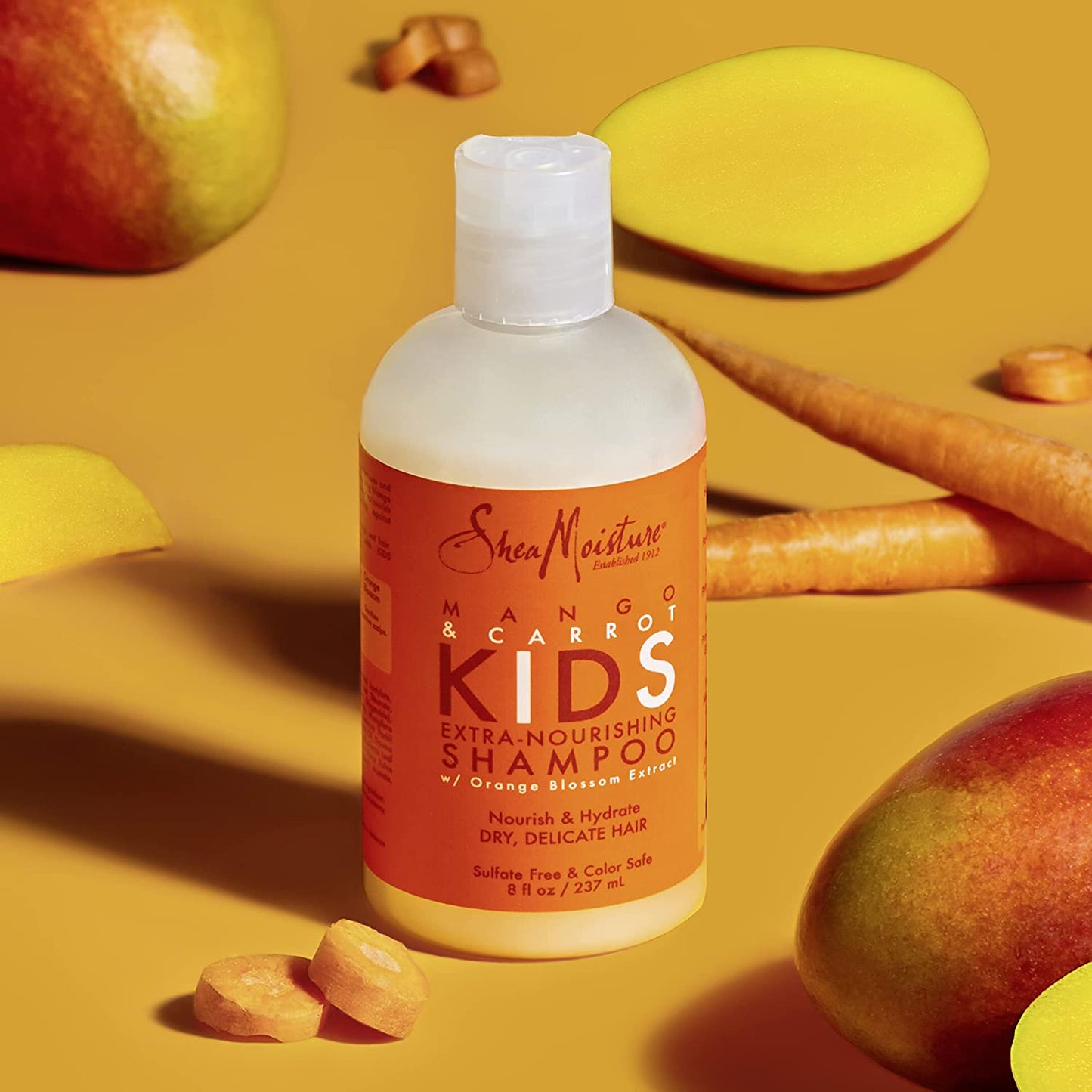 Sheamoisture Extra-Nourishing Shampoo Hair Care for Kids Mango Carrot with Shea Butter 8 Oz Health & Beauty > Personal Care > Hair Care SheaMoisture   