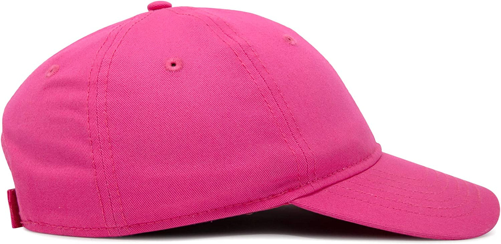 DALIX Womens Cap Adjustable Hat 100% Cotton Black White Gold Lavender Blue Pink Lime Green Hot Pink Apparel & Accessories > Clothing Accessories > Hats DALIX   