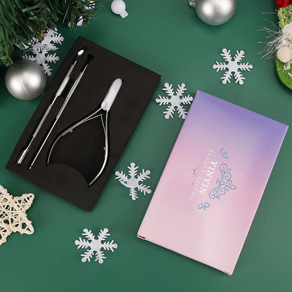 Cuticle Trimmer with Cuticle Pusher -YINYIN Cuticle Remover Cuticle Nippers Professional Stainless Steel Cuticle Pusher and Cutter Clippers Durable Pedicure Manicure Tools for Fingernails and Toenails Health & Beauty > Personal Care > Cosmetics > Cosmetic Tools > Nail Tools YINYIN   