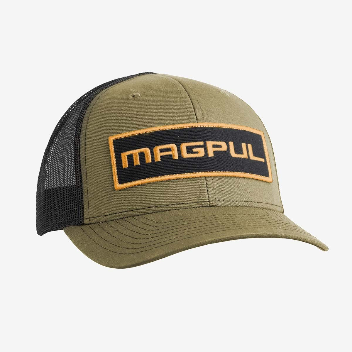 Magpul Trucker Hat Snap Back Baseball Cap, One Size Fits Most Apparel & Accessories > Clothing Accessories > Hats Magpul Wordmark Patch Olive One Size 