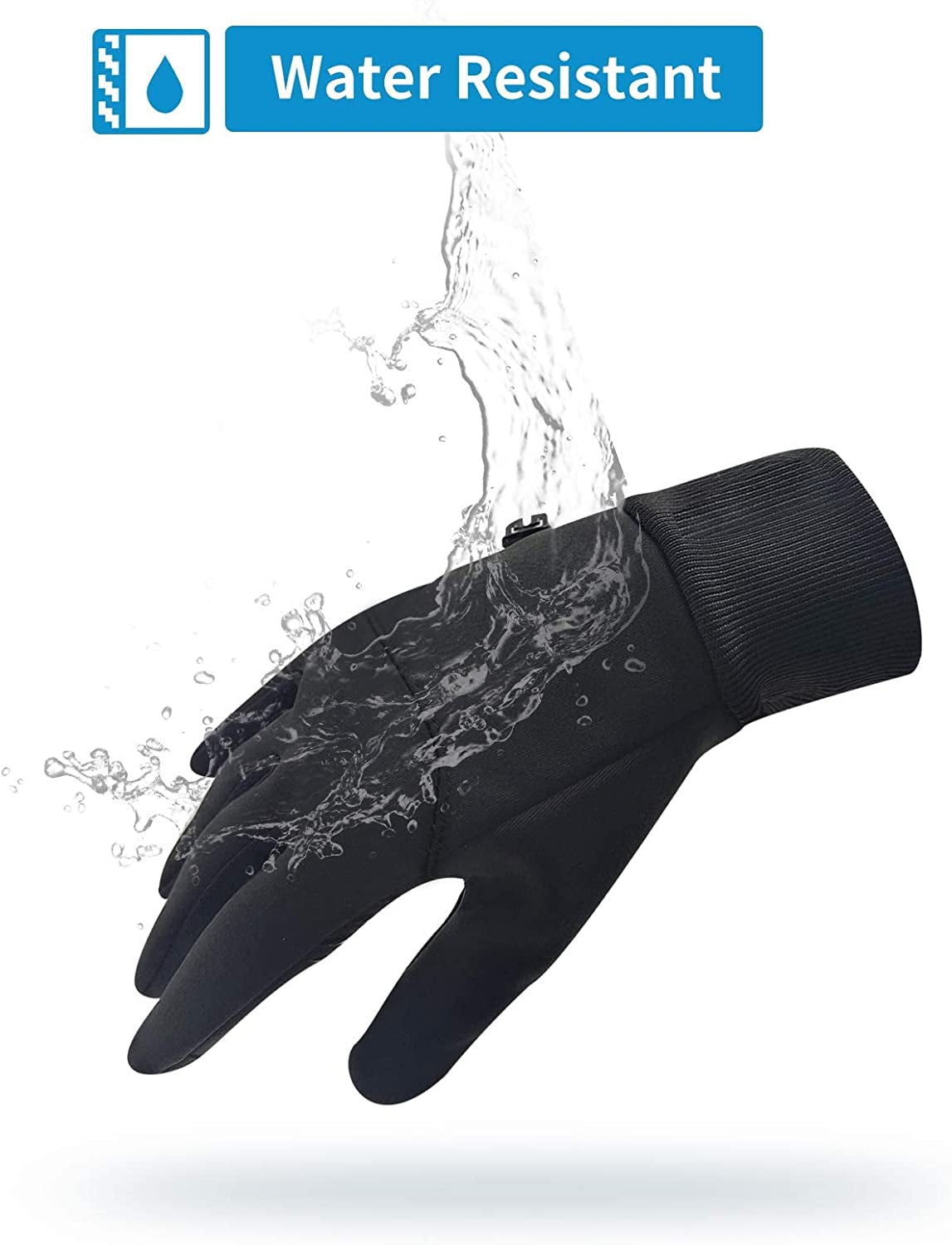 SUOYANA Winter Gloves Touch Screen Gloves Warm Waterproof Windproof Full Palm Non-Slip Lightweight for Women and Men Running,Walking,Cycling,Driving in Cold Weather Apparel & Accessories > Clothing Accessories > Gloves & Mittens SUOYANA   