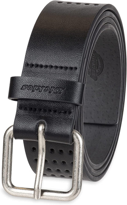 Dickies Women’S Leather Casual Belt Apparel & Accessories > Clothing Accessories > Belts Dickies Black Perforated Large 