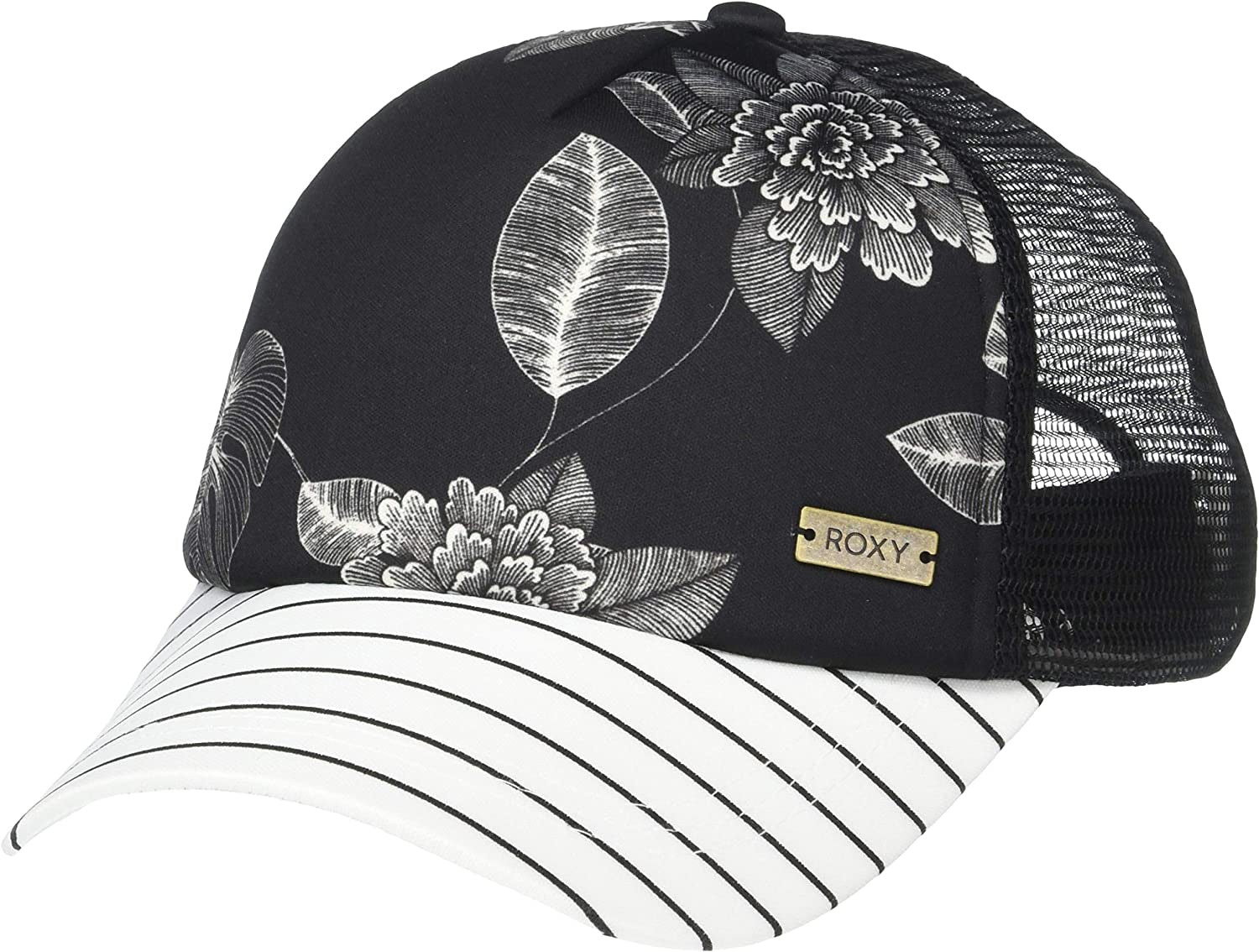 Roxy Women'S Water Come down Trucker Hat Apparel & Accessories > Clothing Accessories > Hats Roxy Anthracite Flower of Love One Size 