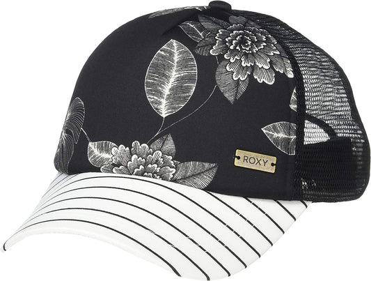 Roxy Women'S Water Come down Trucker Hat Apparel & Accessories > Clothing Accessories > Hats Roxy Anthracite Flower of Love One Size 