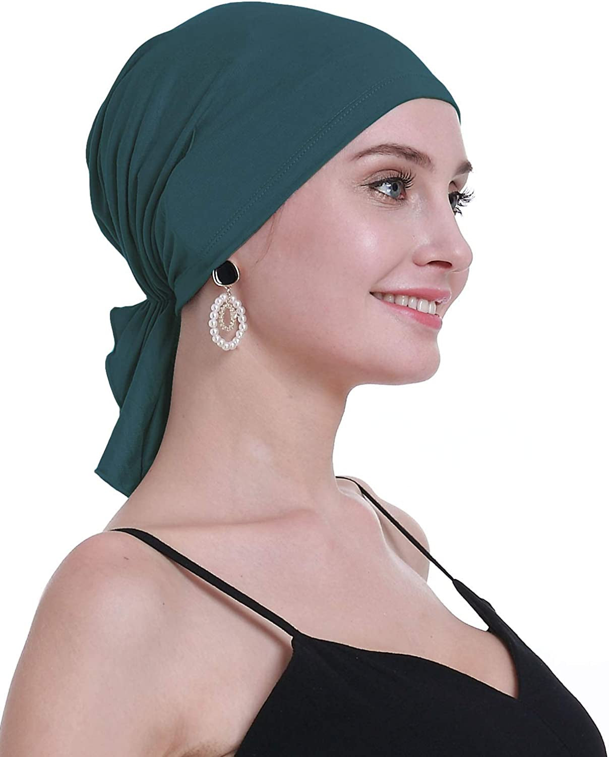 Osvyo Bamboo Chemo Headscarf for Women Hair Loss - Cancer Slip on Headwear Turbans Sealed Packaging  osvyo   
