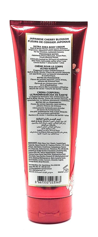 Bath and Body Works 2 Pack Japanese Cherry Blossom Ultra Shea Body Cream 8 Oz. Health & Beauty > Personal Care > Cosmetics > Bath & Body Bath & Body Works   