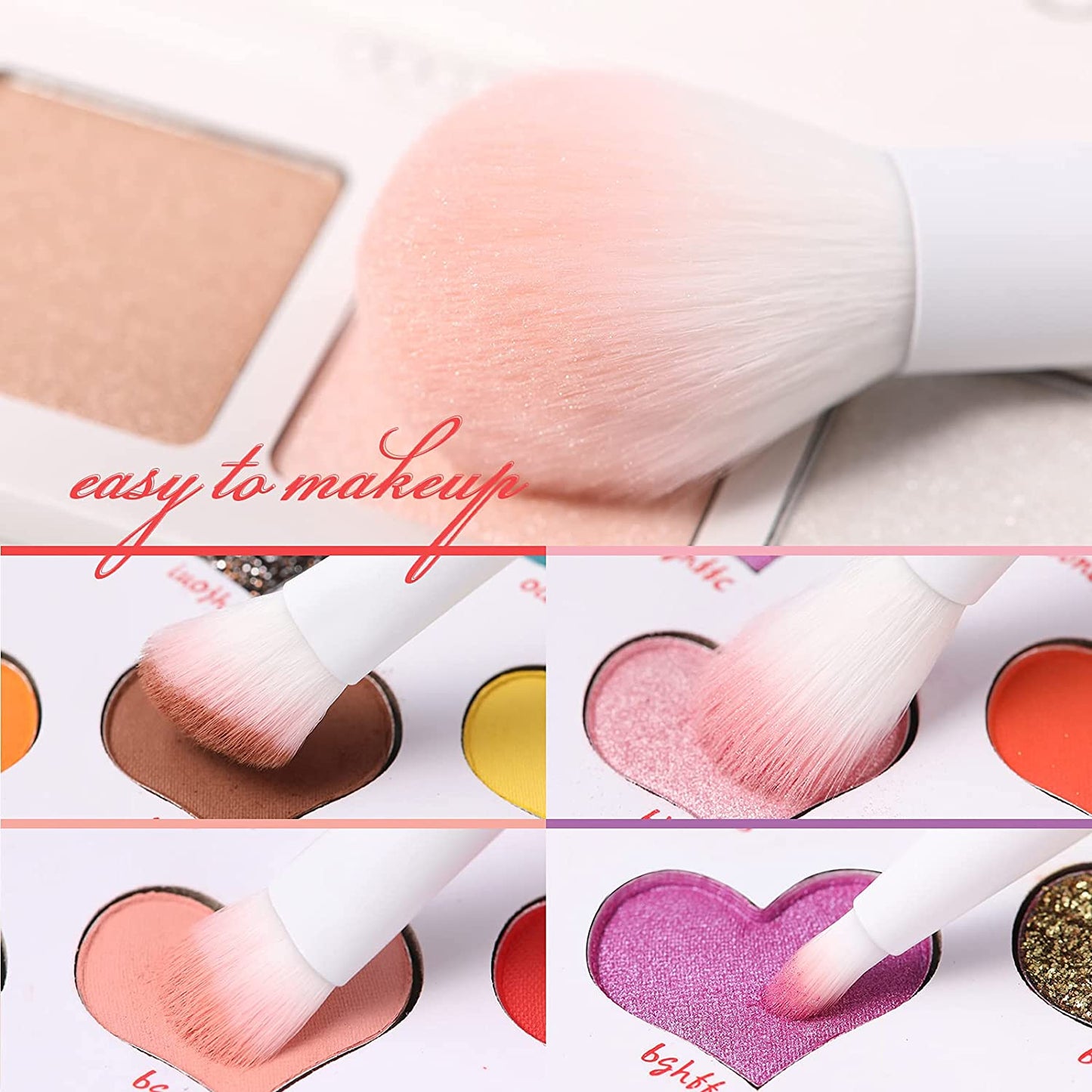 Docolor Makeup Brushes 32 Piece Period Red Professional Makeup Brush Set Premium Gift Kabuki Foundation Blending Face Powder Blush Contour Eye Shadows Eyebrow Eyeliner Make up Tools Kit Health & Beauty > Personal Care > Cosmetics > Cosmetic Tools > Makeup Tools Docolor   