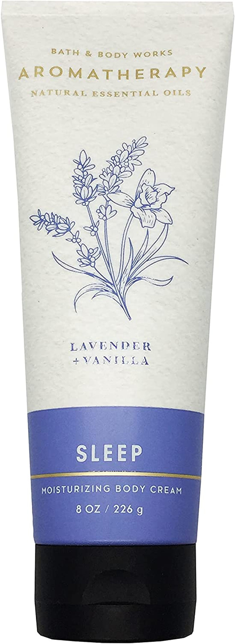 Bath and Body Works Aromatherapy SLEEP - LAVENDER VANILLA Body Cream 8 Ounce (Retired Fragrance) Health & Beauty > Personal Care > Cosmetics > Bath & Body Bath & Body Works   