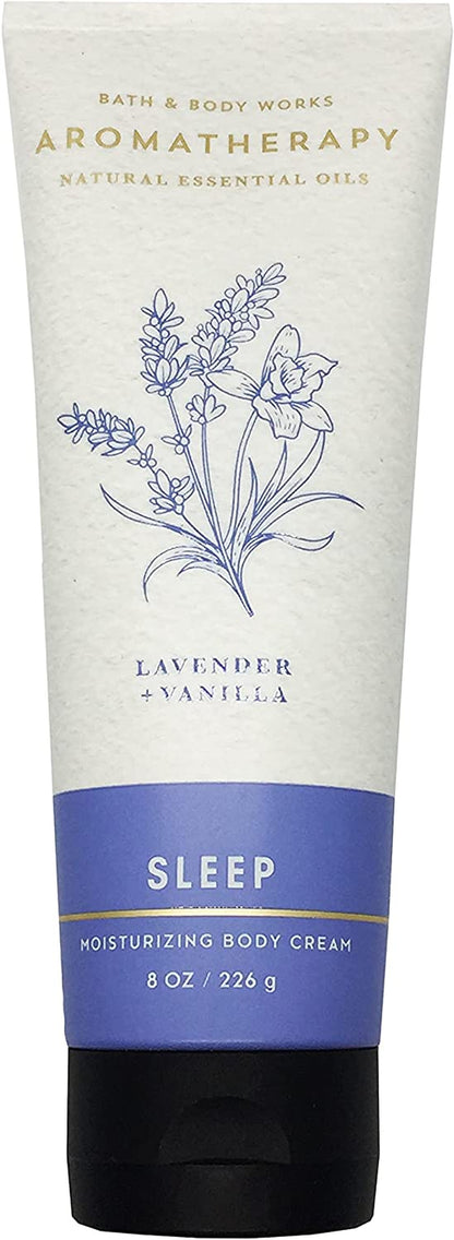 Bath and Body Works Aromatherapy SLEEP - LAVENDER VANILLA Body Cream 8 Ounce (Retired Fragrance) Health & Beauty > Personal Care > Cosmetics > Bath & Body Bath & Body Works   