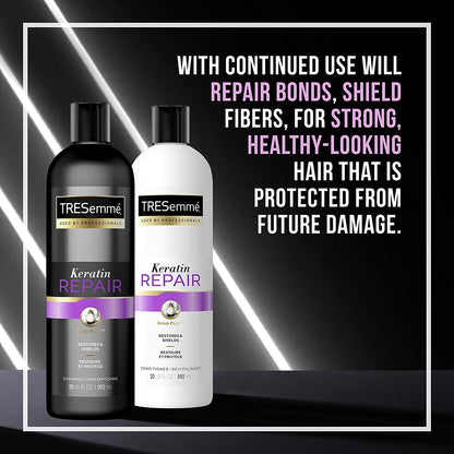 Tresemmé Shampoo for Damaged Hair Keratin Repair Restores and Shields Hair from Damage, 20 Fl Oz (Pack of 4) Health & Beauty > Personal Care > Hair Care Unilever   