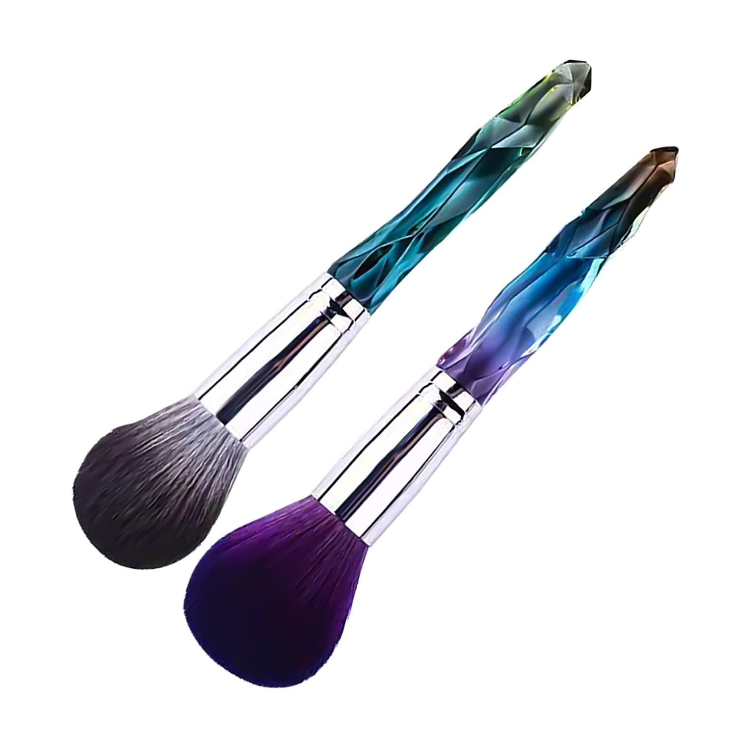 SILPECWEE 2Pcs Nail Dust Brush Acrylic Nail Art Brushes Large Dip Powder Makeup Soft Blush Brush Nail Duster Nail Brushes for Cleaning Dust Nail Art Tools Health & Beauty > Personal Care > Cosmetics > Cosmetic Tools > Nail Tools SILPECWEE NO7  