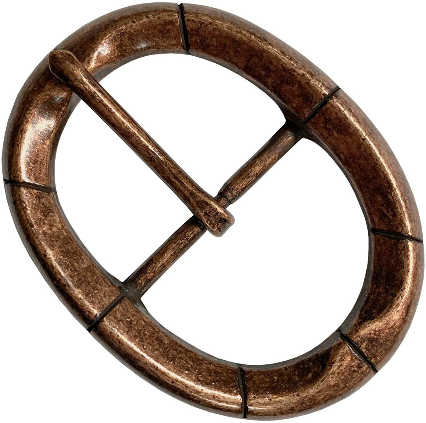 Replacement Belt Buckle Fits 1-1/2"(38Mm) Wide Belt Strap - Multi-Style Options Apparel & Accessories > Clothing Accessories > Belt Buckles Belts.com 29 / Cx-09_antique Copper  