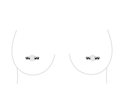 Non-Piercing Nipple Ring Magnetic Barbell Stud Fake Body Jewelry for Women (B - Black (Regular)) Apparel & Accessories > Jewelry > Body Jewelry All Body Art B - Regular (Silver)  