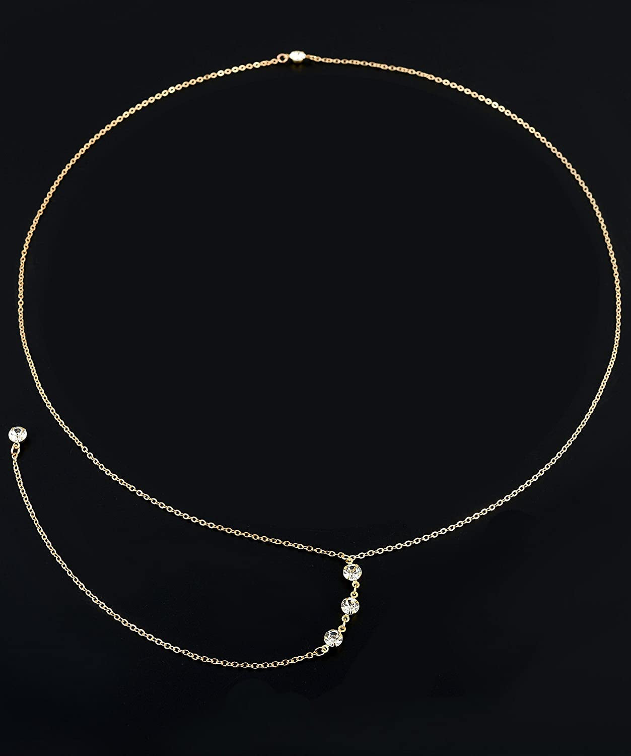Tornito 6-8Pcs Sexy Belly Waist Chain Bikini Body Chain Summer Beach Body Jewelry Set for Women Girls Gold Tone Apparel & Accessories > Jewelry > Body Jewelry Tornito   