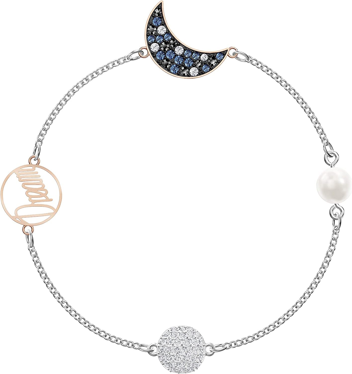 SWAROVSKI Remix Collection Women'S Evil Eye Strand Bracelet Apparel & Accessories > Jewelry > Bracelets SWAROVSKI Moon  