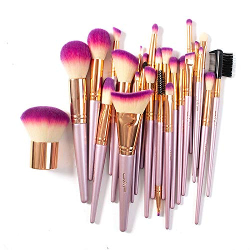 JAF 26Pcs Professional Large Pink Purple Makeup Brushes Set with Storage Case Vegan Synthetic Make up Brushes Set in Gold Bag Holder Cruelty Free Cosmetic Big Makeup Brushes & Tools Kit for Eye Face Contour Foundation Highlighter… Health & Beauty > Personal Care > Cosmetics > Cosmetic Tools > Makeup Tools JAF 26 pink without case  
