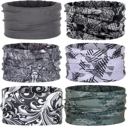 Headwear, Head Wrap, Neck Gaiter, Headband, Fishing Mask, Magic Scarf Face Bandana Mask Neck Tube Balaclava for Sport Apparel & Accessories > Clothing Accessories > Headwear NEXTOUR A-gray 3  