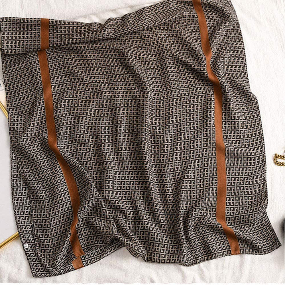 First Choose Cotton Linen Feeling Women Large Long Scarf Shawl Check Style Sunscreen Shawls Wraps Lightweight Pattern Apparel & Accessories > Clothing Accessories > Scarves & Shawls First Choose   