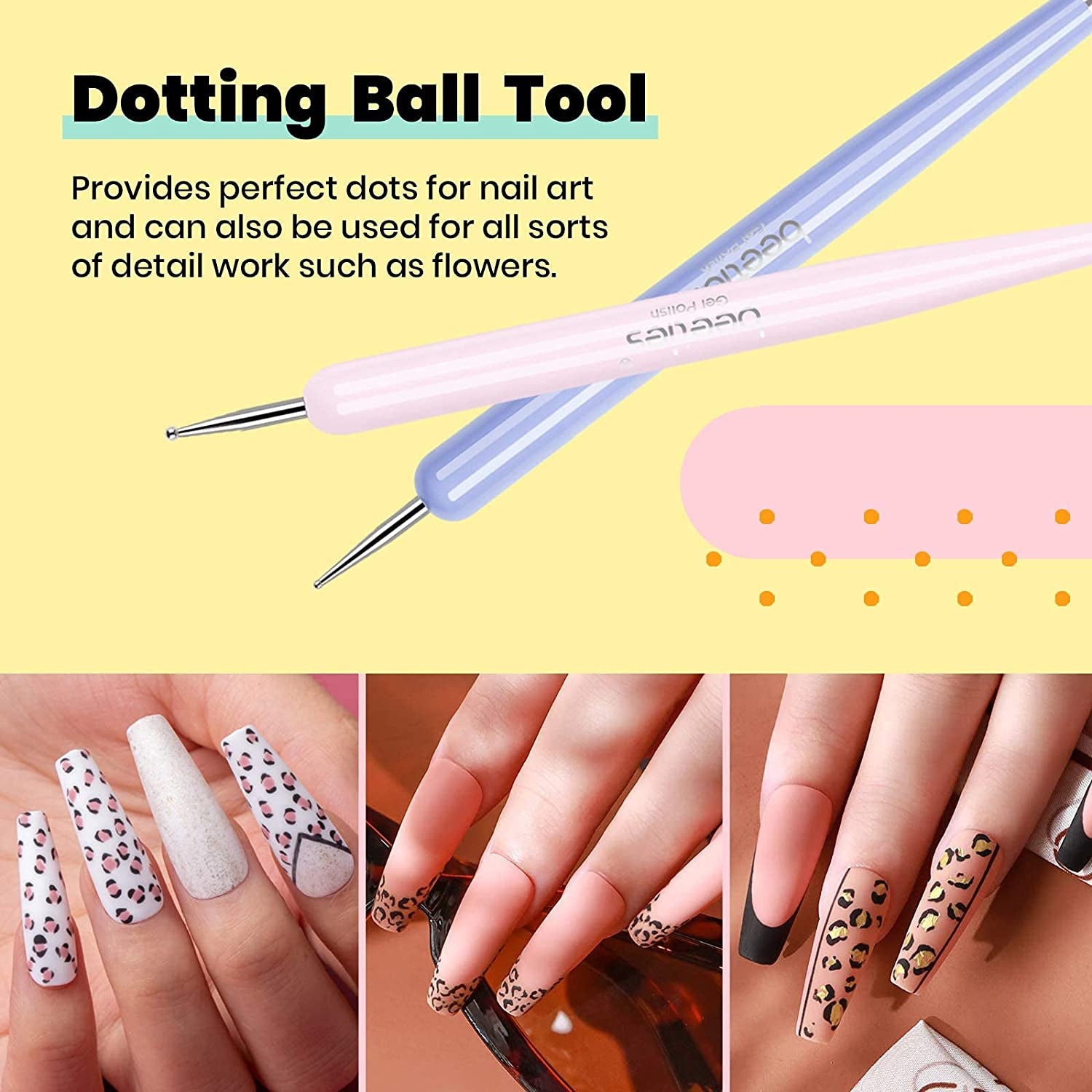 Beetles Nail Art Brushes Set Gel Polish Nail Art Design Pen Painting Tools with Nail Extension Gel Brush, Builder Gel Brush, Nail Art Liner Brush and Nail Dotting Pen for Salon at Home DIY Manicure Health & Beauty > Personal Care > Cosmetics > Cosmetic Tools > Nail Tools beetles Gel Polish   