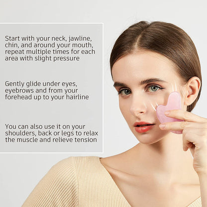 Jade Roller & Gua Sha Set, Bearkig Jade Roller for Face, Anti-Aging Rose Quartz Face Roller for Skin Care, Beauty Facial Roller Massager Tools for Face, Eye, Neck, Reduce Wrinkle & Dark Circle Health & Beauty > Personal Care > Cosmetics > Cosmetic Tools > Skin Care Tools BearKig   