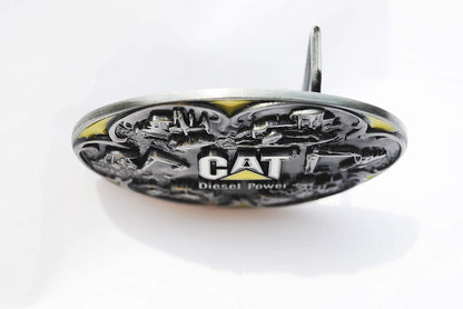 Totalshop Belt Buckle CATERPILLAR Yellow, Silver Medium Apparel & Accessories > Clothing Accessories > Belt Buckles TotalShop   