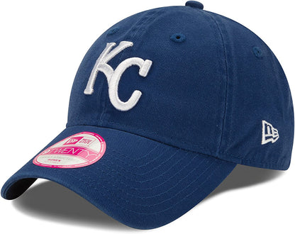 New Era MLB Women'S Essential 9Twenty Adjustable Cap Apparel & Accessories > Clothing Accessories > Hats New Era Kansas City Royals  