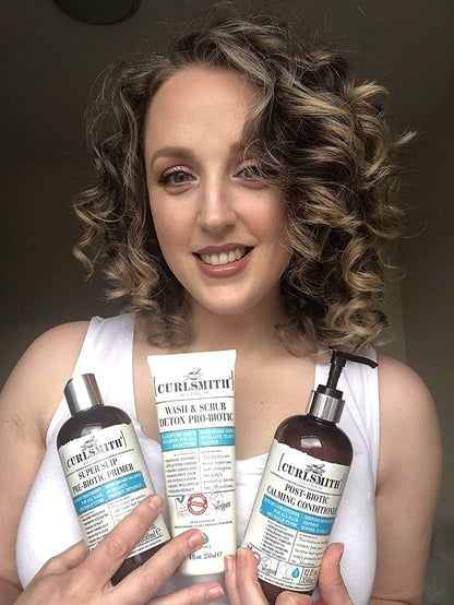 Curlsmith - Detox Kit - Vegan Microbiome Scalp System for Any Hair Type (2 X 12 Fl Oz, 1 X 8 Fl Oz) Health & Beauty > Personal Care > Hair Care CURLSMITH   